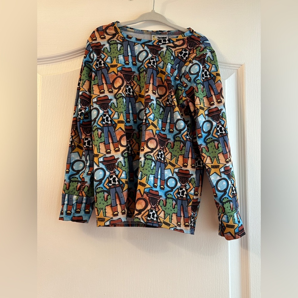 Colorful Toy Story Long Sleeve Shirt